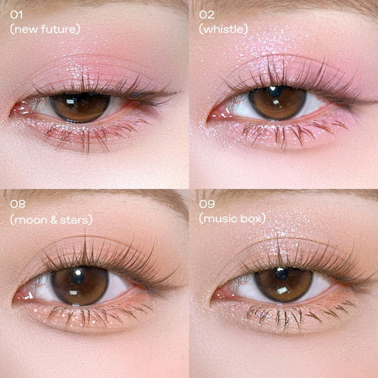 glow anime eyeshadow palette #fullmoon | 12‑color high‑pigment multi‑finish palette | wearable timeless sparkly essentials | blendable matte, shimmer, metallic | smooth long‑wear formula | 0.33 oz