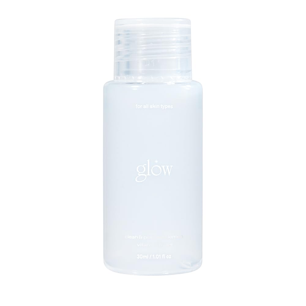 glow Lemon Vitamin Toner, Korean Skin Care, Hydrating with hyaluronic Acid, mild Exfoliation, Jeju Lemon Water for Refreshing deep‑Moisture, Highly Absorbent Formula, Cruelty‑Free, 10 fl oz
