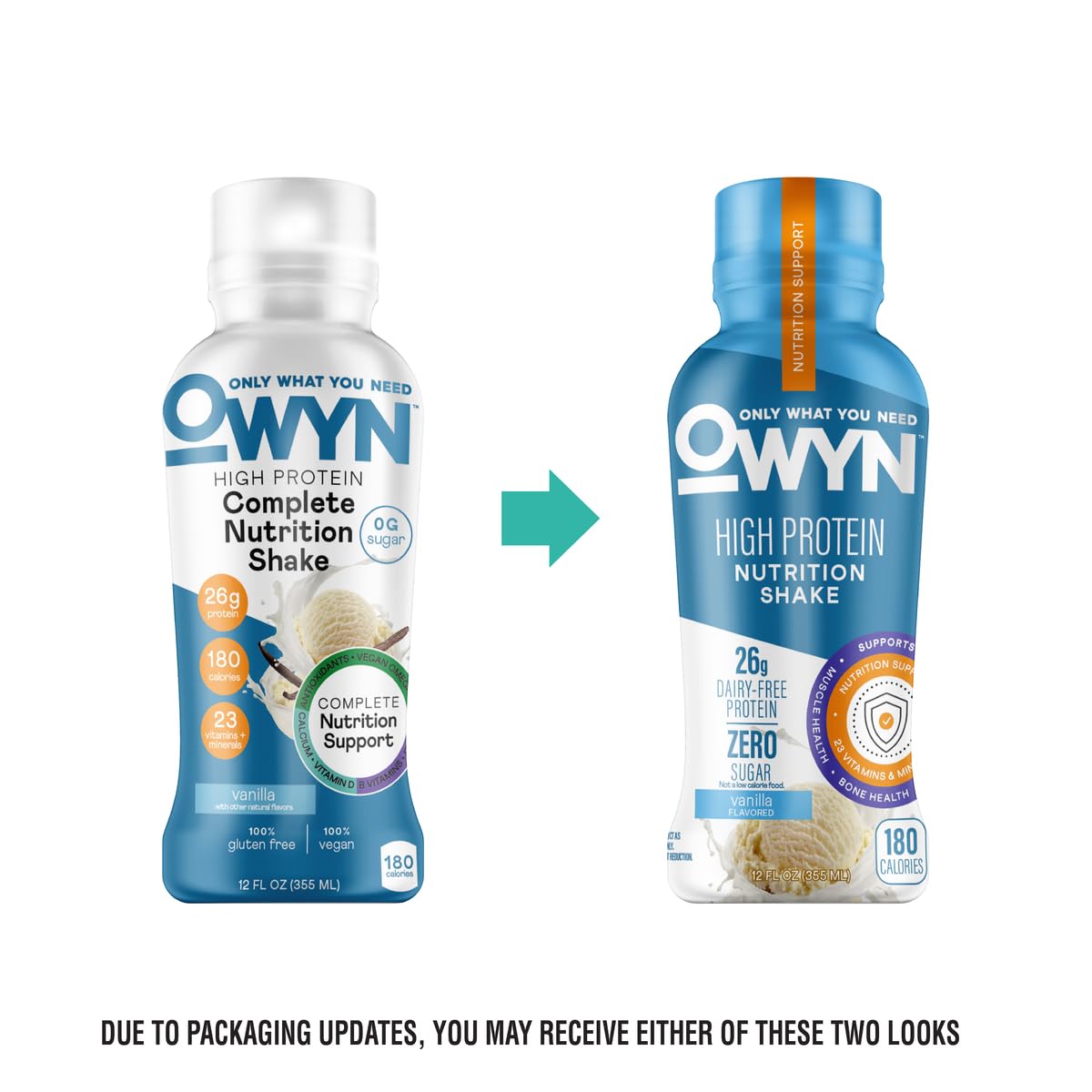 OWYN Only What You Need 26g High Protein Shake, Variety Pack, 12 Ct