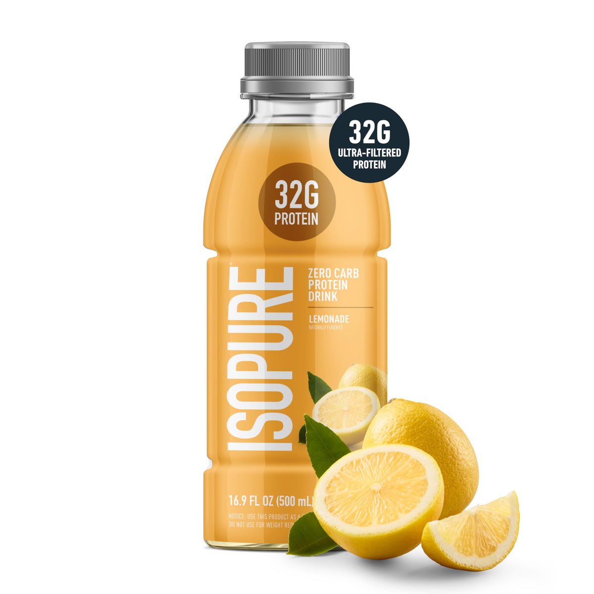 Isopure Zero Carb Clear Protein Drink, Green Tea 12 Count