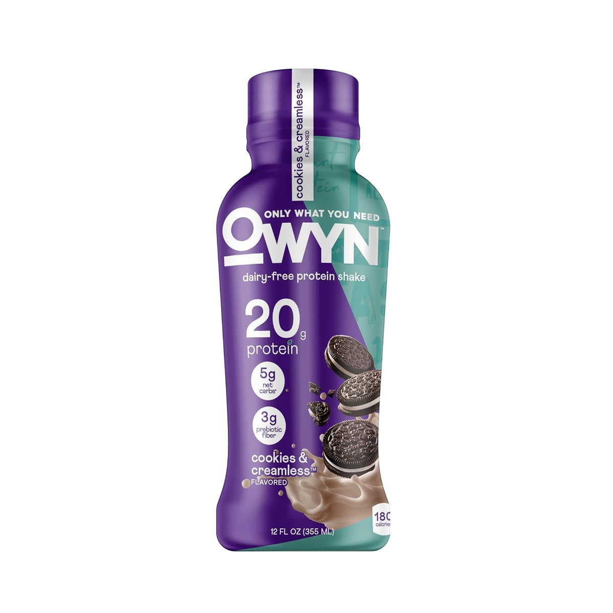 OWYN Only What You Need Dark Chocolate Flavored 20g Protein Shake, 12 Ct