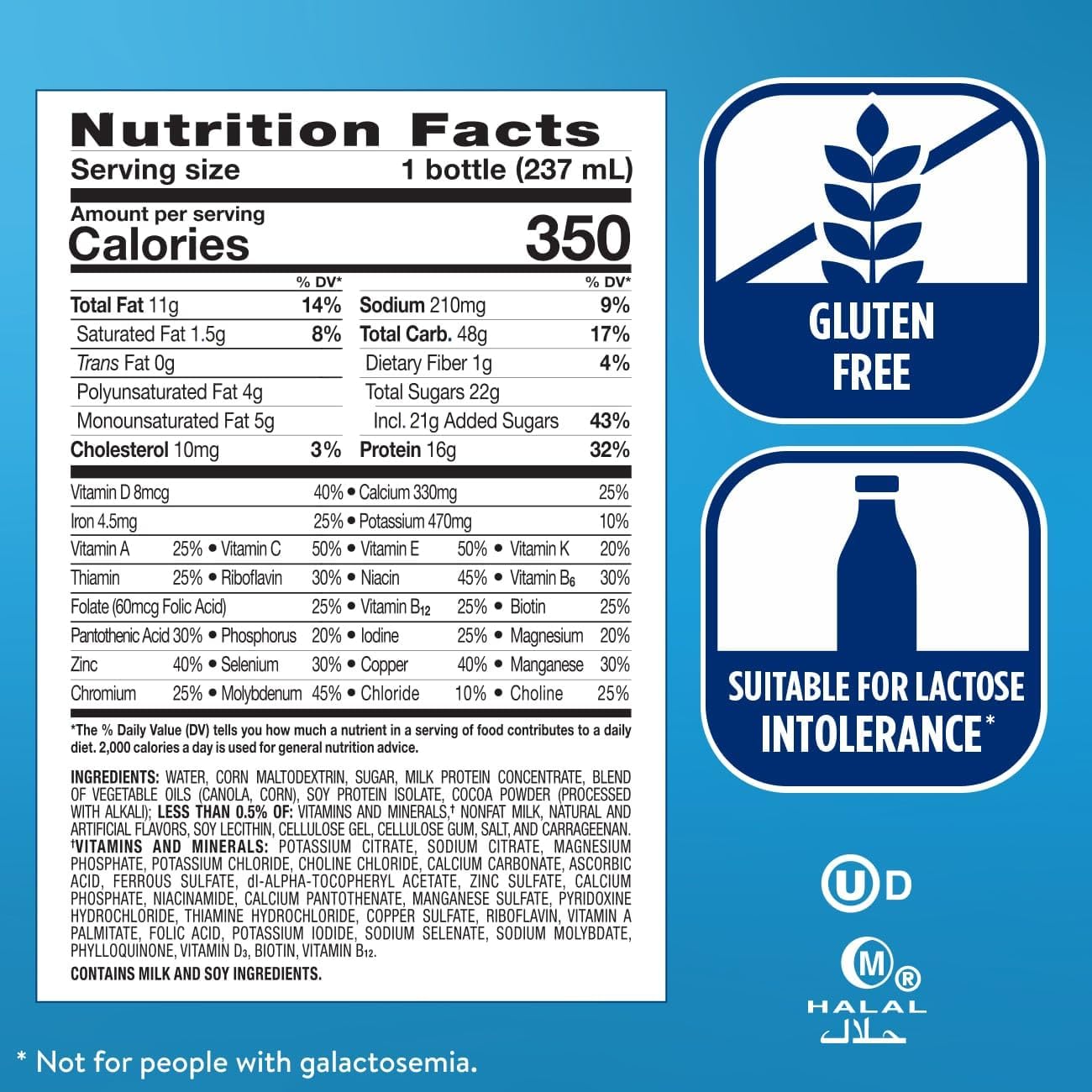 Ensure Plus Nutrition Shake With 16 Grams of Protein, Meal Replacement Shakes, Milk Chocolate, 8 Fl Oz (Pack of 24)