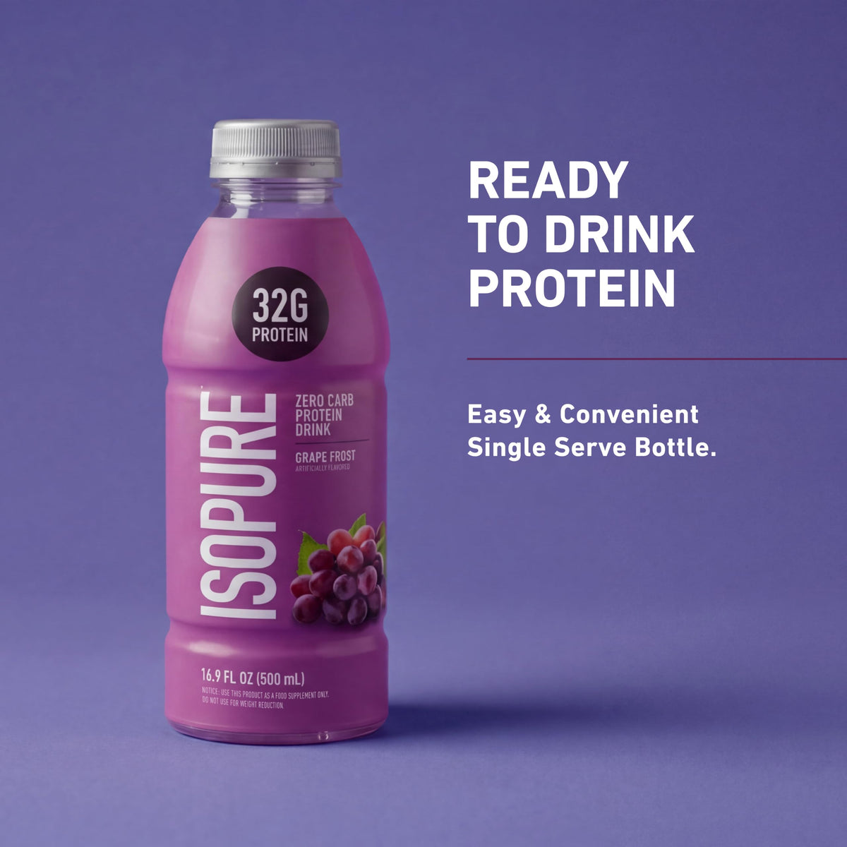 Isopure Zero Carb Clear Protein Drink, Green Tea 12 Count