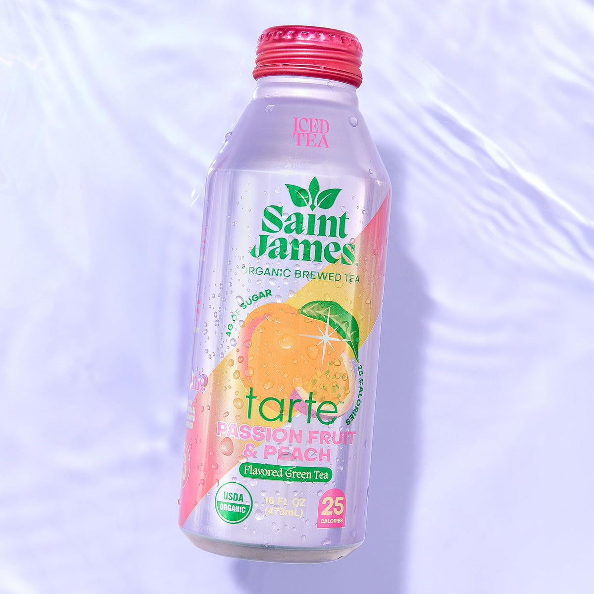 Saint James Iced Tea - Organic Tea, Party Variety Pack, 12 Pack