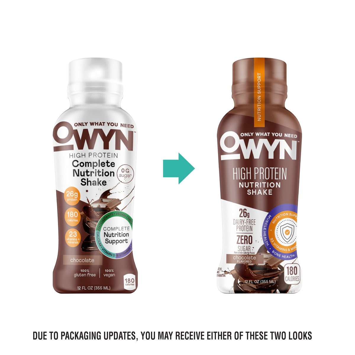 OWYN Only What You Need 26g High Protein Shake, Variety Pack, 12 Ct