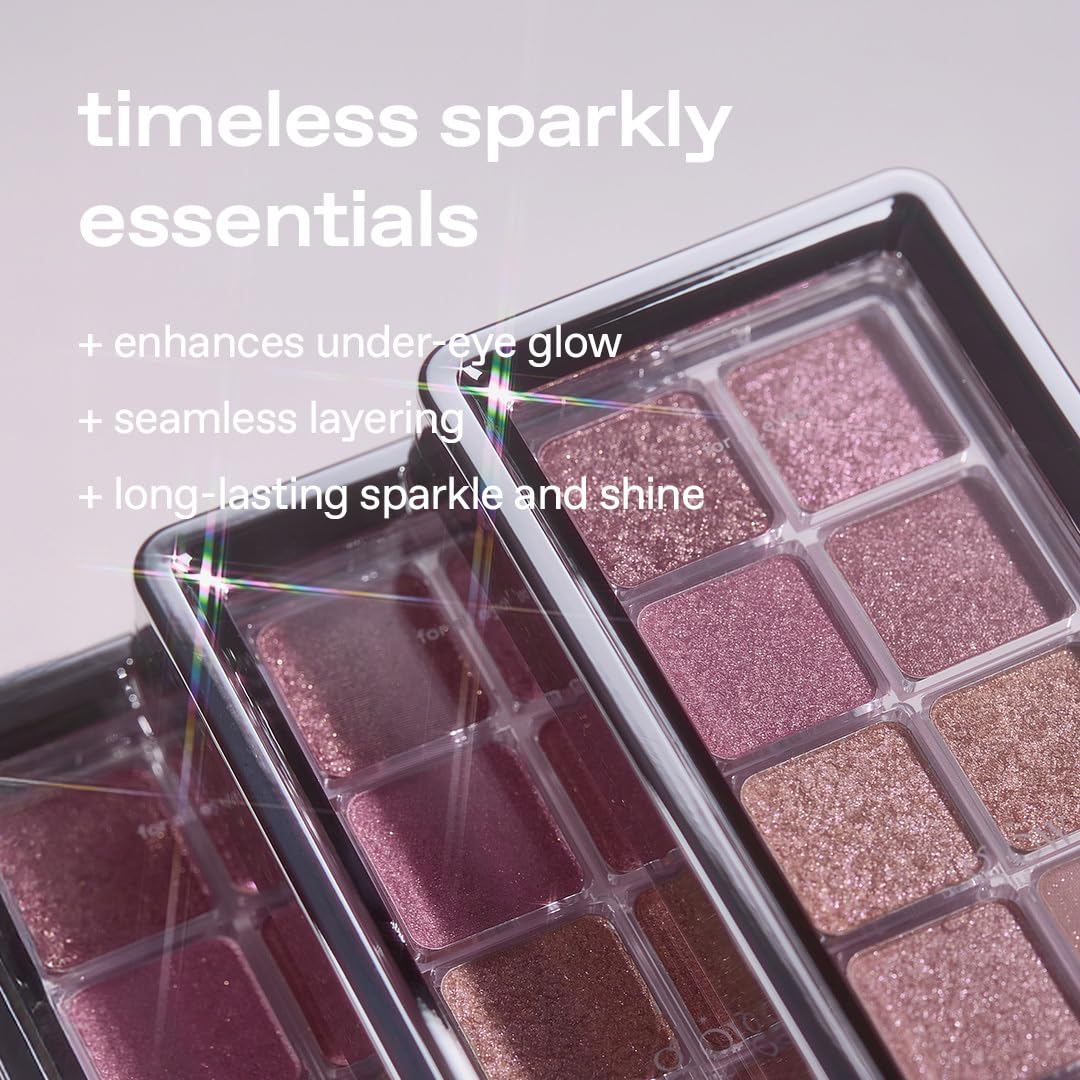 glow anime eyeshadow palette #fullmoon | 12‑color high‑pigment multi‑finish palette | wearable timeless sparkly essentials | blendable matte, shimmer, metallic | smooth long‑wear formula | 0.33 oz