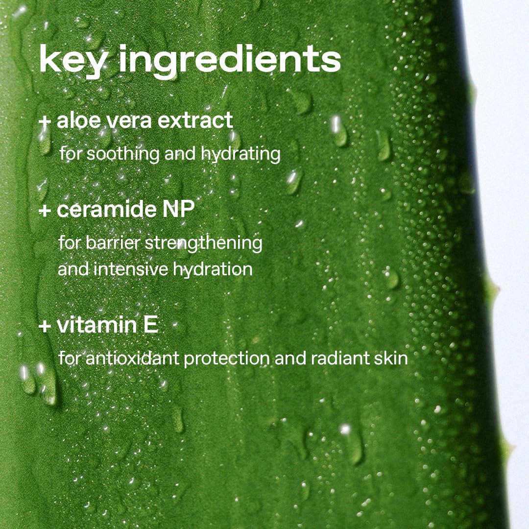 glow aloe barrier support moisturizer kit | soothing & hydrating | fortified with ceramide np & niacinamide | enriched with aloe vera leaf water | lightweight calm‑complex texture | 0.05 fl oz (7ea)