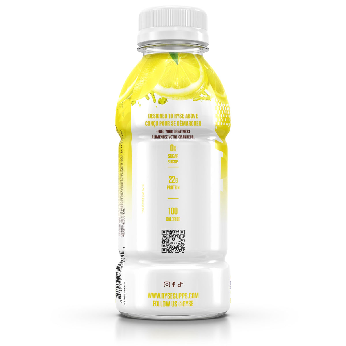 RYSE Clear Protein Drink - Kool-Aid Tropical Punch - 100 Calories, 22g Whey Isolate Protein Shake, Sugar-Free, 0g Fat & Lactose-Free - Refreshing Ready-to-Drink Beverage - 16.9 fl oz Bottles (12-Pack)