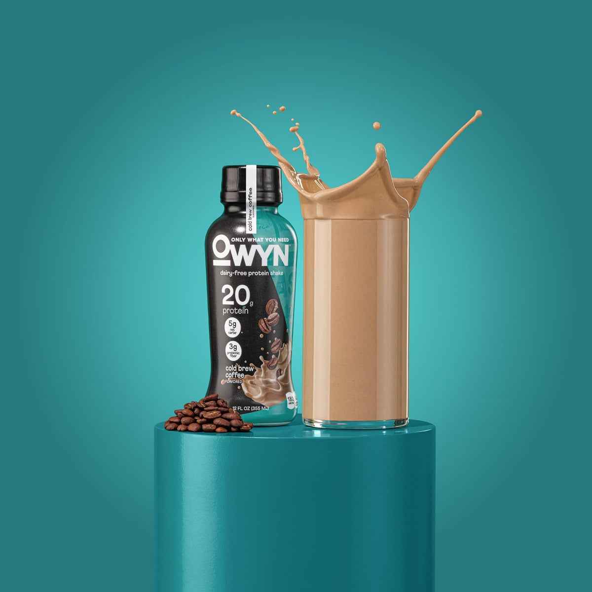 OWYN Only What You Need Dark Chocolate Flavored 20g Protein Shake, 12 Ct