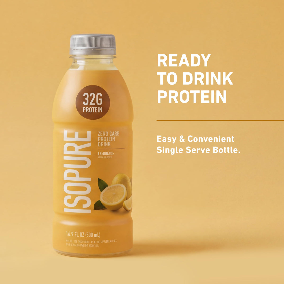 Isopure Zero Carb Clear Protein Drink, Green Tea 12 Count