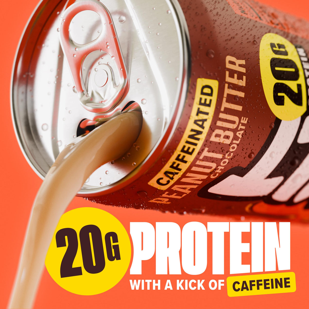 Spylt High Protein Cookies & Cream Milk with 60mg Caffeine & 20g Protein - 90 Calories, Ready to Drink, Sugar Free, Lactose Free Milk, Perfect for Workout Recovery & Afternoon Pick Me Up - 12 Count - Packaging May Vary