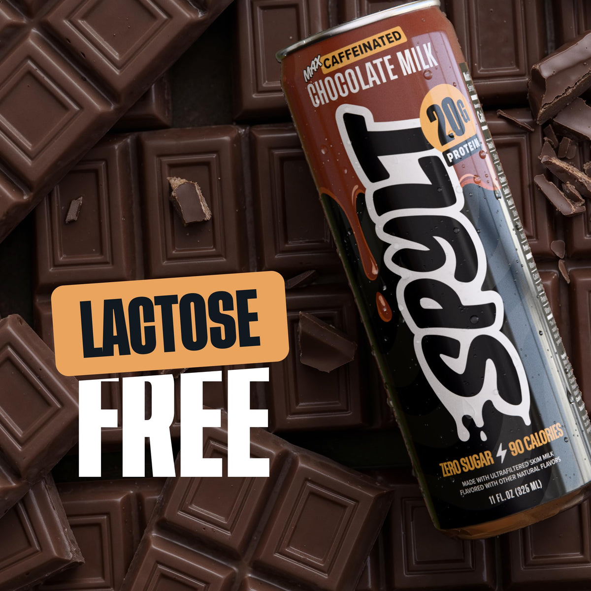 Spylt High Protein Cookies & Cream Milk with 60mg Caffeine & 20g Protein - 90 Calories, Ready to Drink, Sugar Free, Lactose Free Milk, Perfect for Workout Recovery & Afternoon Pick Me Up - 12 Count - Packaging May Vary
