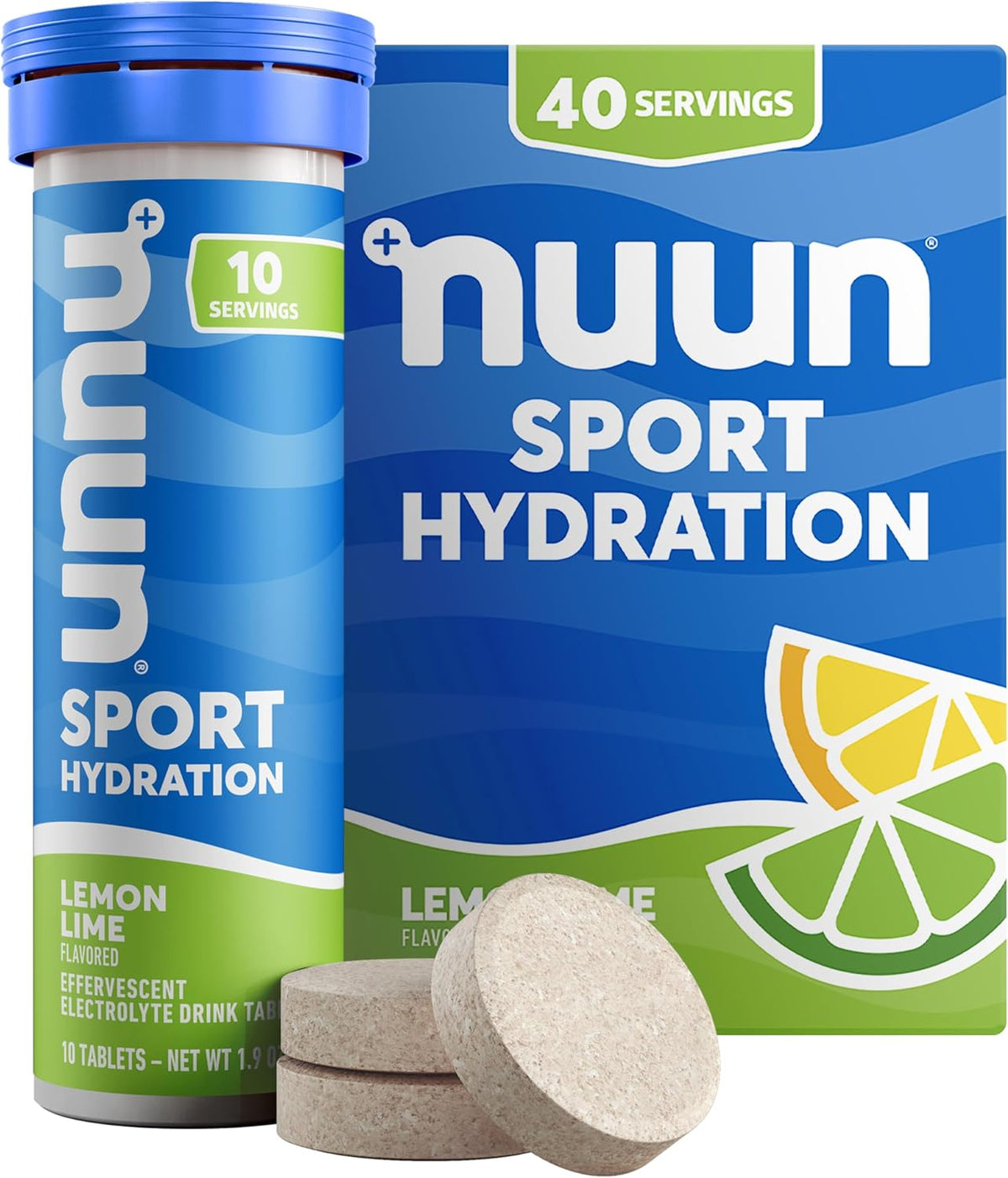 Nuun Sport Electrolyte Tablets with Magnesium, Calcium, Potassium, Chloride & Sodium, Gluten Free & Vegan, Mixed Flavors, 6 Pack (60 Servings Total)