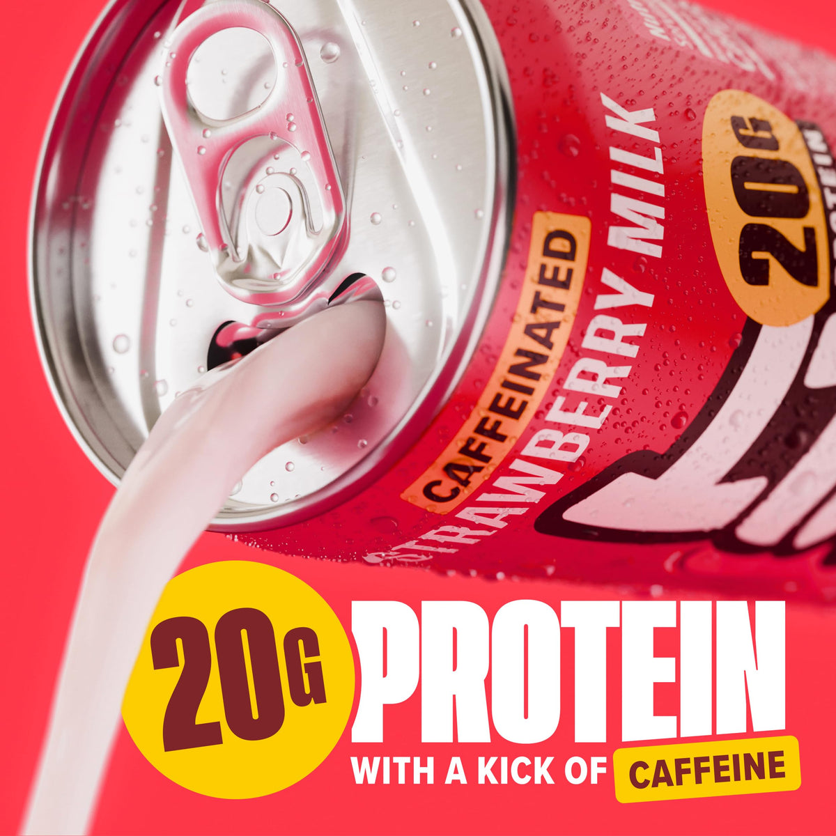 Spylt High Protein Cookies & Cream Milk with 60mg Caffeine & 20g Protein - 90 Calories, Ready to Drink, Sugar Free, Lactose Free Milk, Perfect for Workout Recovery & Afternoon Pick Me Up - 12 Count - Packaging May Vary