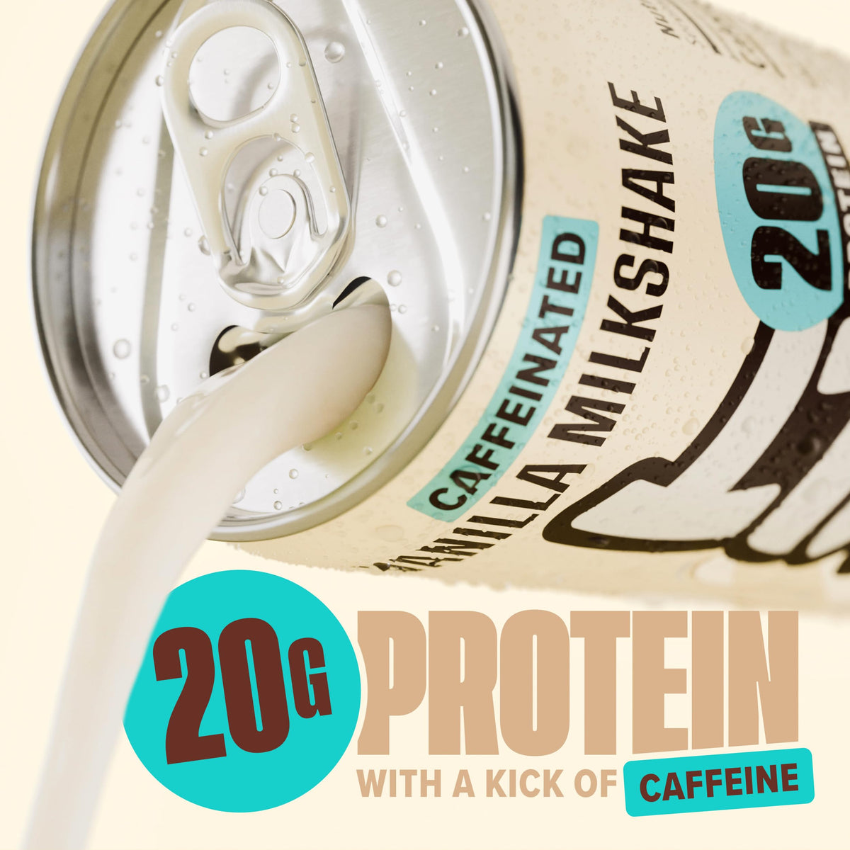 Spylt High Protein Cookies & Cream Milk with 60mg Caffeine & 20g Protein - 90 Calories, Ready to Drink, Sugar Free, Lactose Free Milk, Perfect for Workout Recovery & Afternoon Pick Me Up - 12 Count - Packaging May Vary