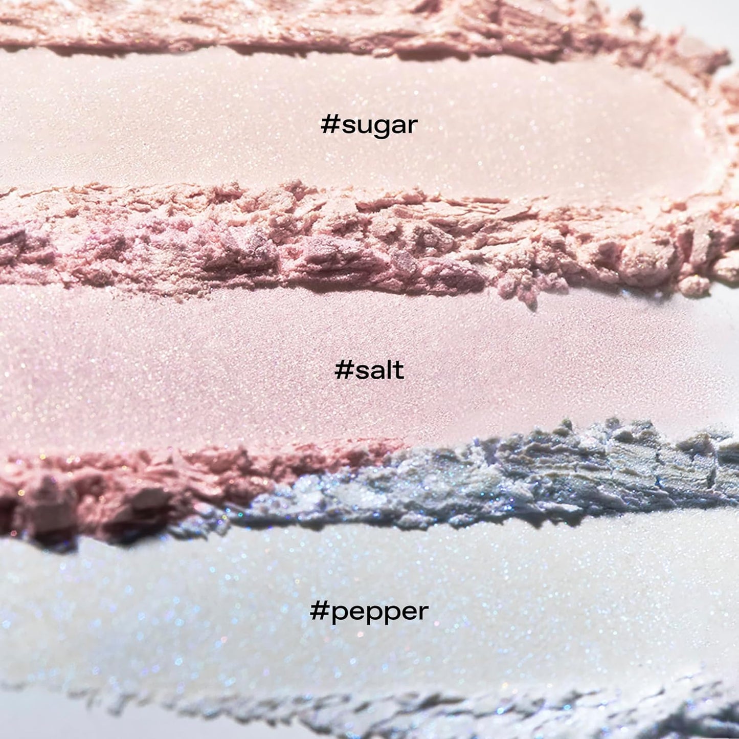 glow seasoning highlighter | luminous loose-powder highlighter | ultra-fine particles for pore-blurring smooth skin | precision seasoning jar for controlled application | 0.11 fl oz × 3 ea