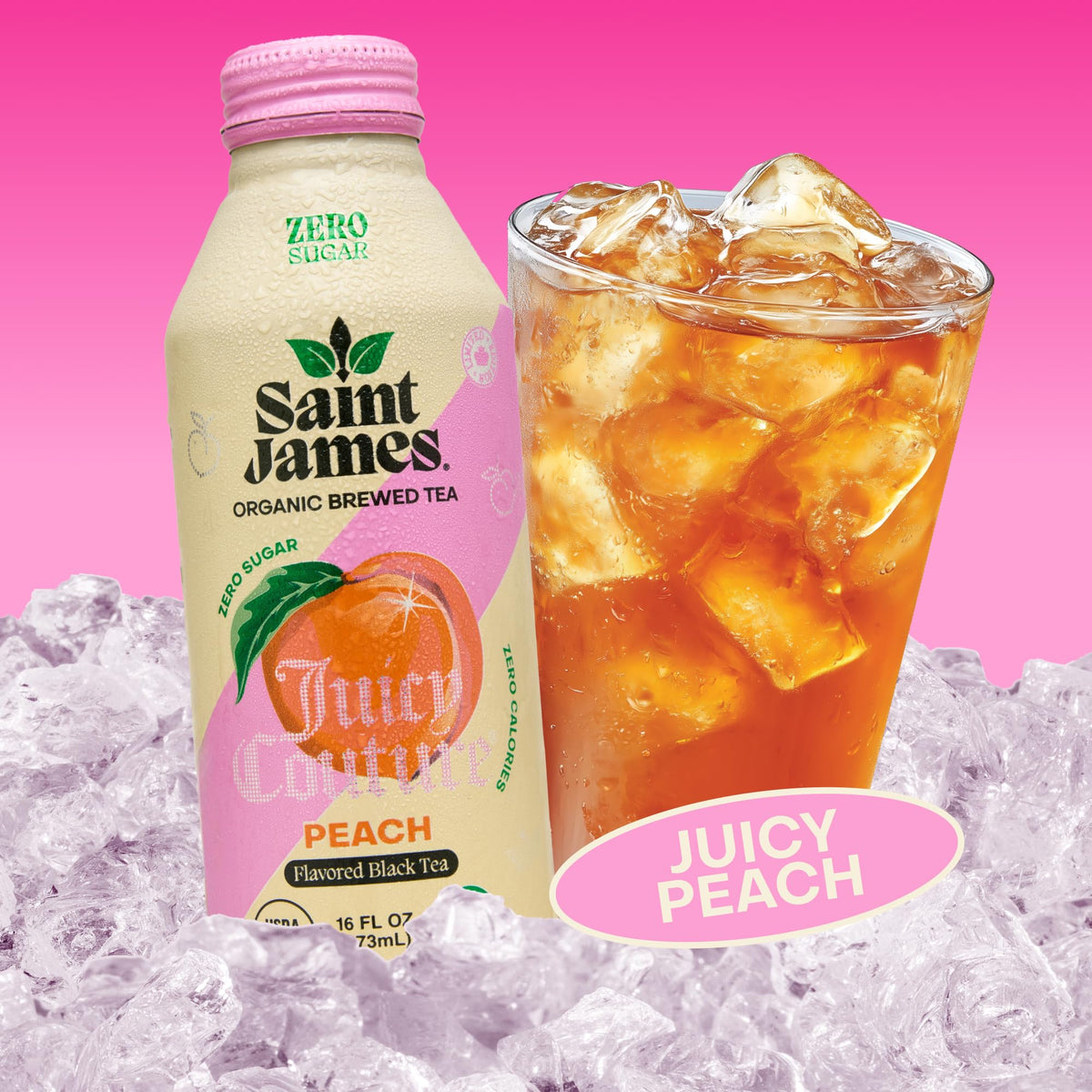 Saint James Iced Tea - Organic Tea, Party Variety Pack, 12 Pack
