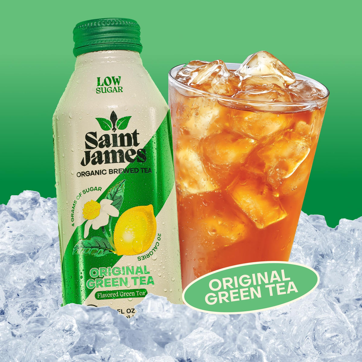Saint James Iced Tea - Organic Tea, Party Variety Pack, 12 Pack