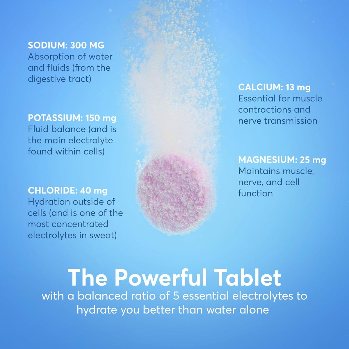 Nuun Sport Electrolyte Tablets with Magnesium, Calcium, Potassium, Chloride & Sodium, Gluten Free & Vegan, Mixed Flavors, 6 Pack (60 Servings Total)