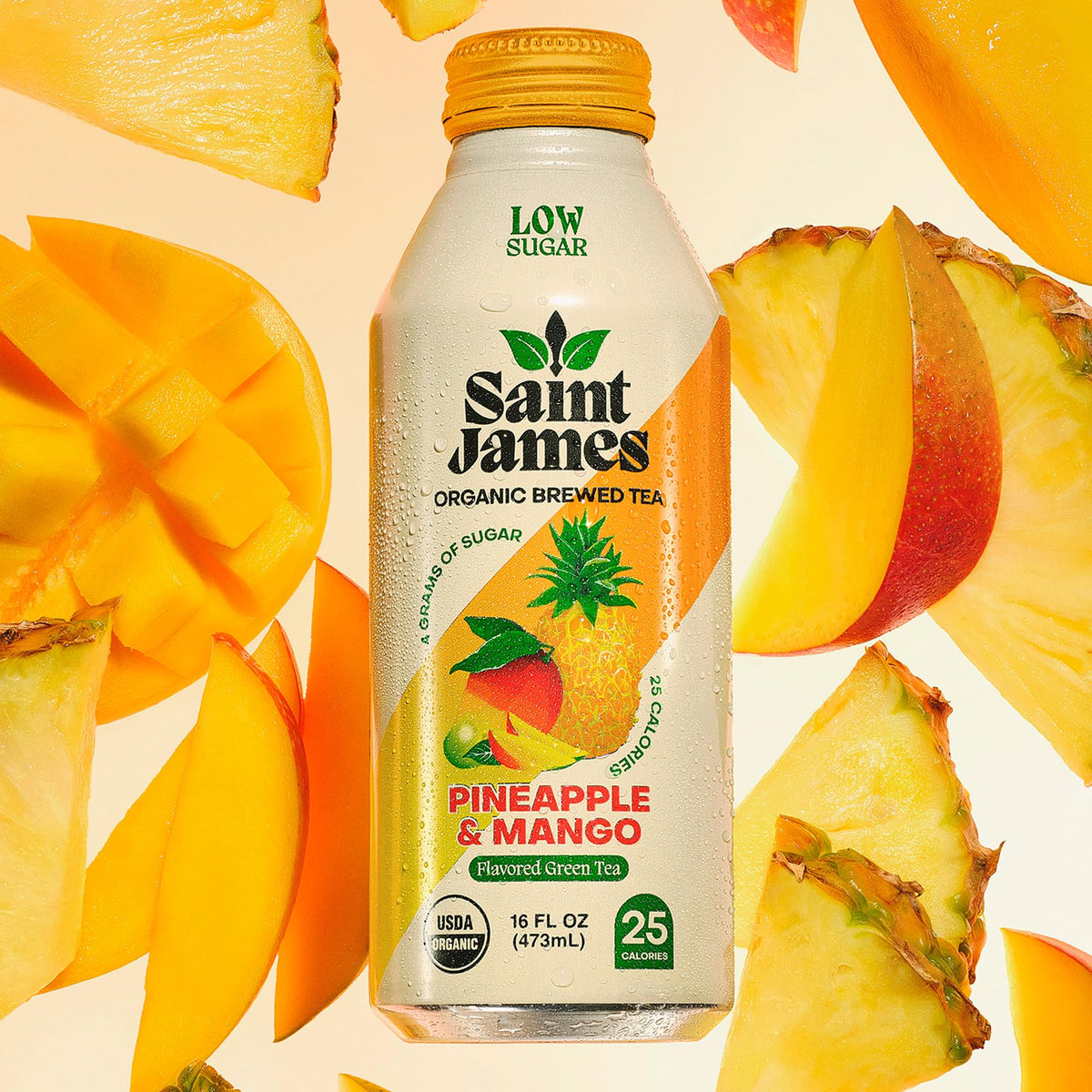 Saint James Iced Tea - Organic Tea, Party Variety Pack, 12 Pack