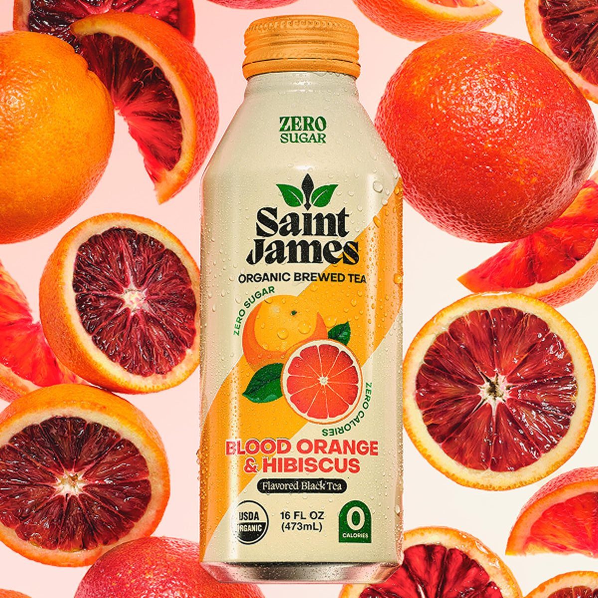 Saint James Iced Tea - Organic Tea, Party Variety Pack, 12 Pack