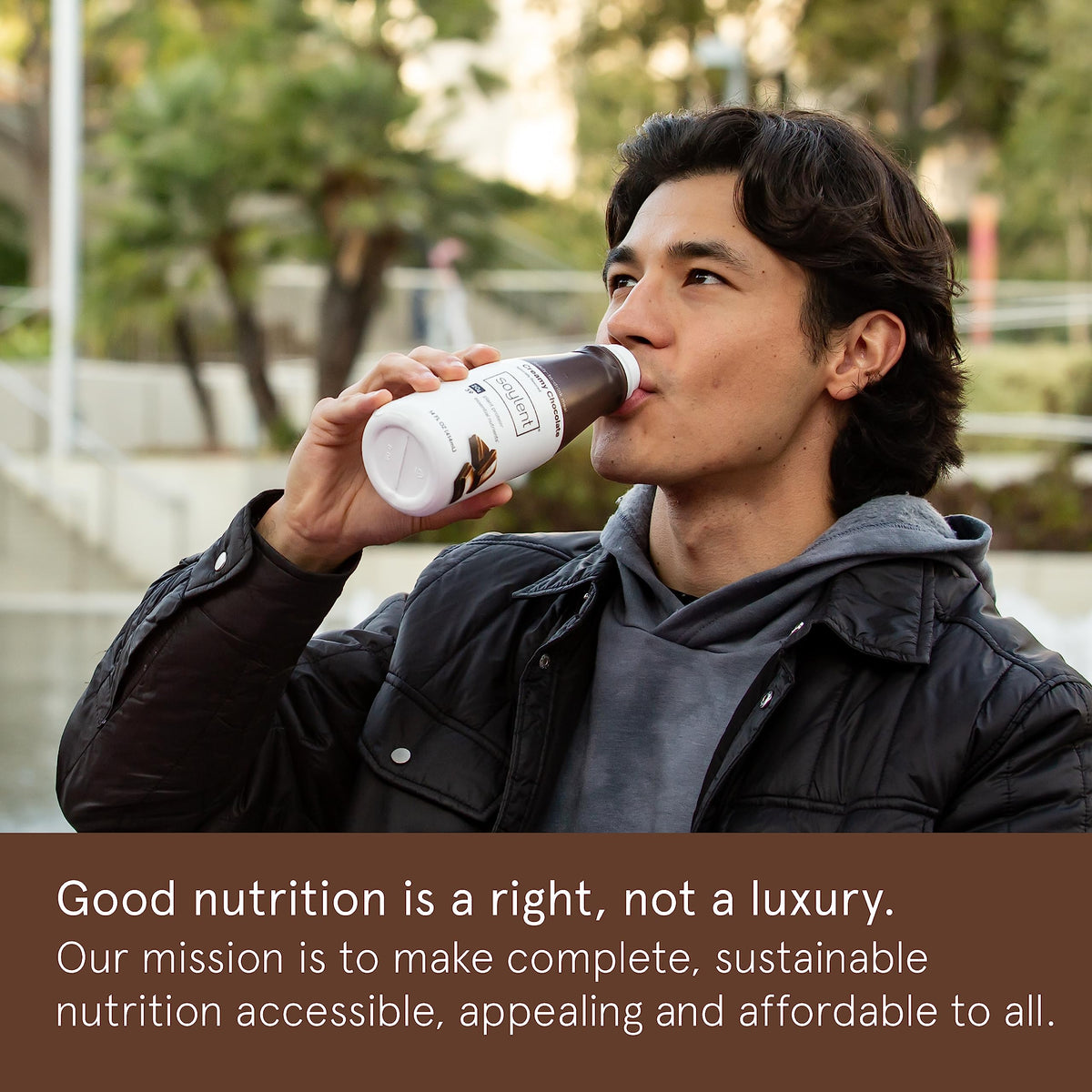 Soylent Original Meal Replacement Shake, Ready-to-Drink Plant Based Protein Drink, Contains 20g Complete Vegan Protein and 1g Sugar, 14oz, 12 Pack